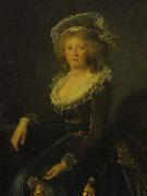 eisabeth Vige-Lebrun Portrait of Maria Teresa of Naples and Sicily Spain oil painting artist